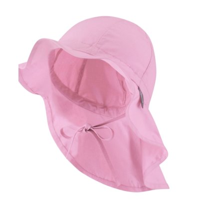 Dětský UV klobouk flapper plátno UV50+ barva růžová 724 STERNTALER