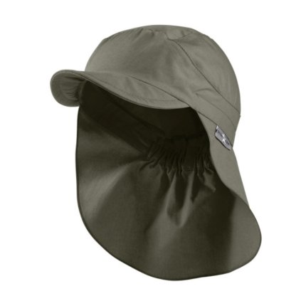 Dětský UV klobouk s plachetkou plátno UV 50+ barva olivová 275 STERNTALER