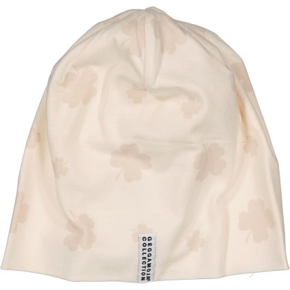 Dětská tenká bambusová čepice Beige clover Geggamoja