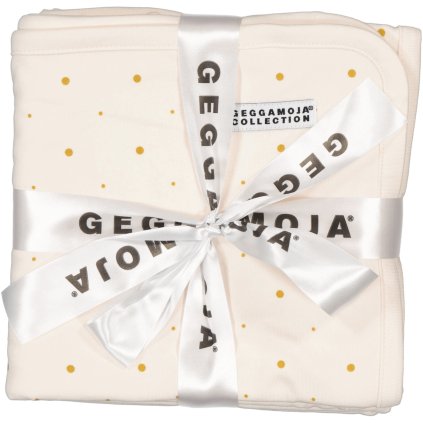 Bambusová měkoučká deka velká Golden dots Geggamoja