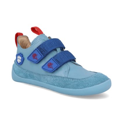 Dětské barefoot kožené boty Affenzahn - Sneaker Leather Buddy Shark