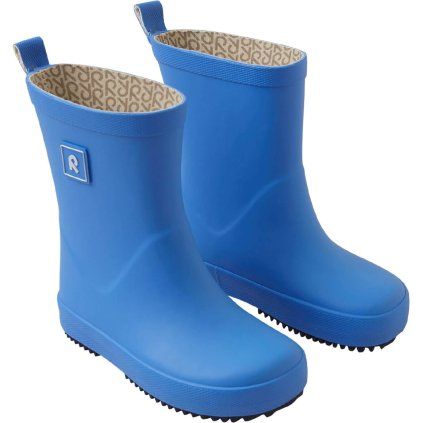 Dětské barefoot holínky Reima Ankka - modré Cool blue