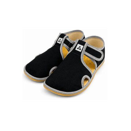 Dětské barefoot papuče - Antal Rascal Basic černé