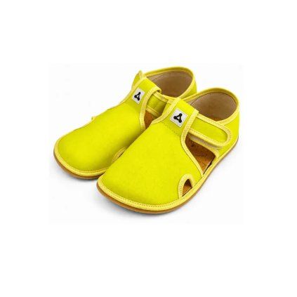 Dětské barefoot papuče - Antal Rascal Basic žluté
