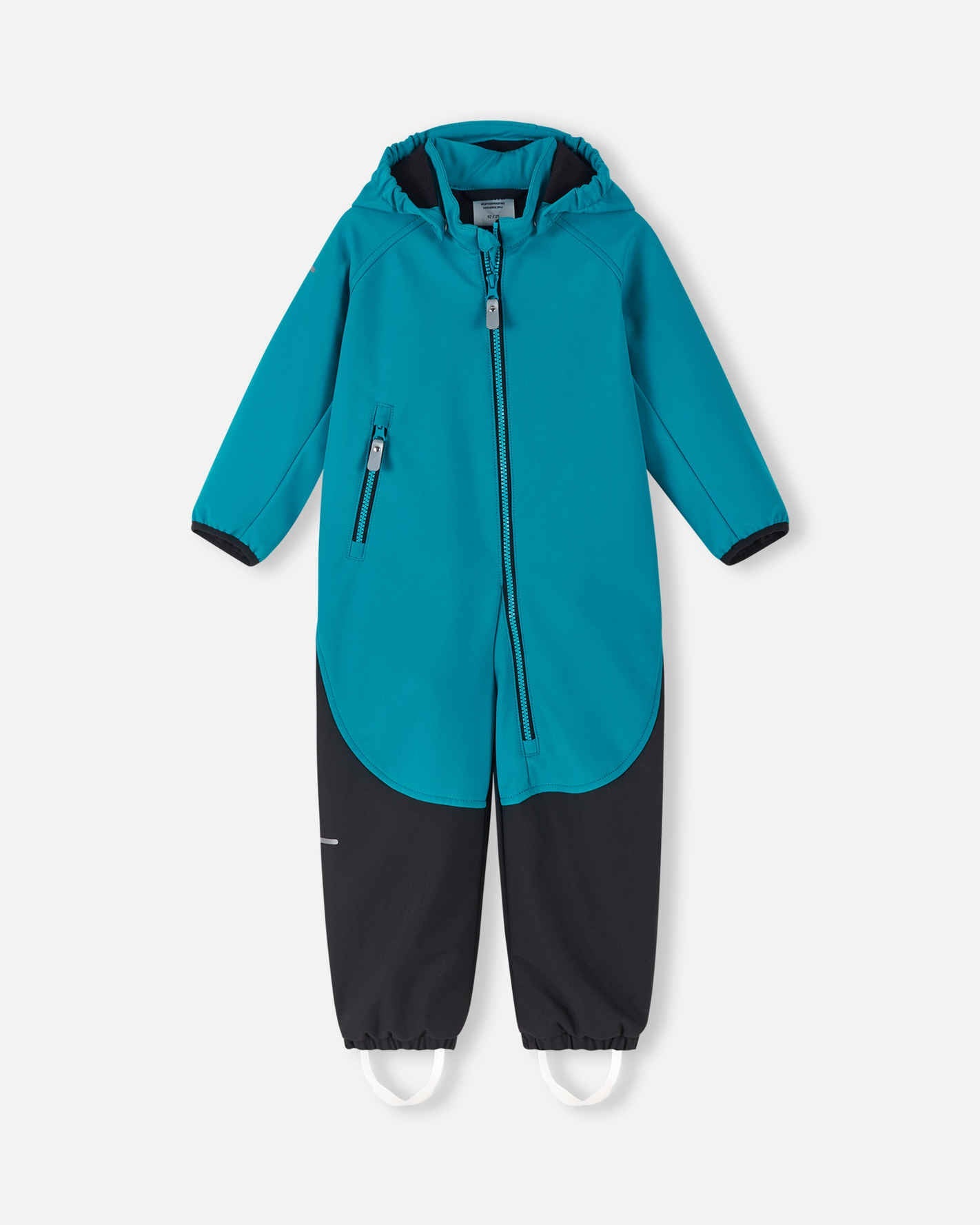 Detský softshellový overal Reima Mjosa - aquatic blue Veľkosť: 80