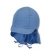 Dětský UV klobouk s plachetkou plátno UV 50+ barva modrá_399 STERNTALER