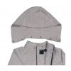 Overal ze 100% merino vlny s kapucí šedý Geggamoja