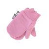 Dětské palcové rukavice z merino vlny růžové SAFA