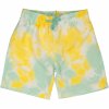 Dětské UV šortky plavky Tie dye yellow Geggamoja