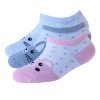Dětské kotníčkové ponožky z bavlny TRIPPE výhodné balení 3 páry SAFA