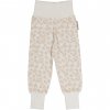 Rostoucí bambusové kalhoty dětské Soft beige leo Geggamoja