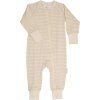 Rastúce bambusové pyžamo Classic Offw/beige overal Geggamoja