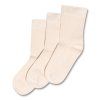 Dětské bambusové ponožky 3 páry krémové Off White Minipop