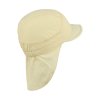 Dětský UV klobouk s plachetkou plátno UV 50+ 1531430 STERNTALER - barva žlutá Vanilla