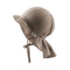 Dětský UV klobouk z jemného bavlněného mušelínu UV50+ STERNTALER 1512536 - barva hnědá Taupe