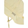 Dětský UV klobouk flapper plátno UV50+ STERNTALER - barva žlutá Vanilla