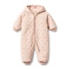 Dětská termo kombinéza CUDDLE WHEAT - heart flowers
