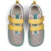 Dětské barefoot tenisky Affenzahn - Sneaker Knit Happy Rhino šedé
