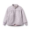 Termo bunda pro děti Wheat - Thilde fialová Lavender rain