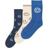 Dětské bambusové ponožky 3 páry Minipop - Strong Blue