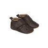 Dětské bačkůrky kožené capáčky Mikk-Line - 20014 Raisin