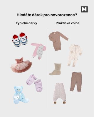 🤍 Dárek pro novorozence vybíráme s láskou. A právě proto chceme vybrat něco, co udělá radost miminku i jeho rodičům....