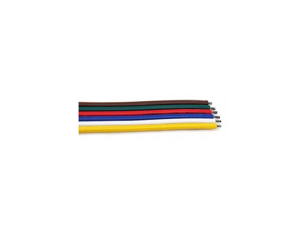 6-žilový kabel pro RGBW + CCT led pásky - 1m - Berge LED