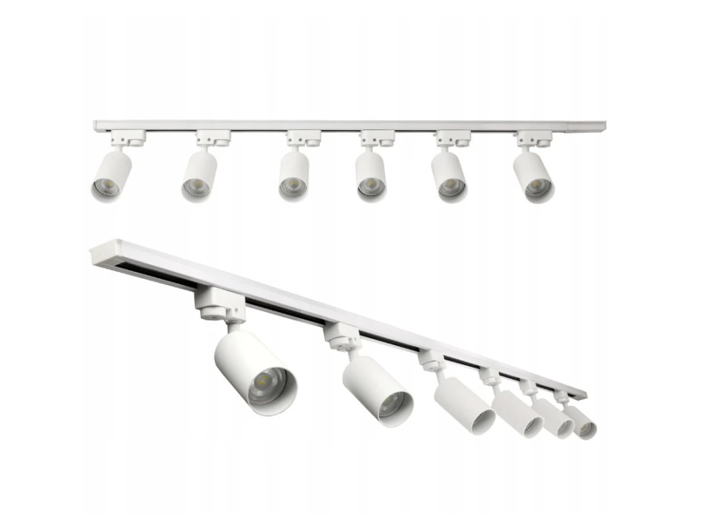 LED lišta 2m + 6x GU10 bodové světlo - sada