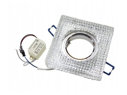 14122 2 berge podhledove bodove svitidlo brg70454 krystal led zarovka gu10 5w studena bila