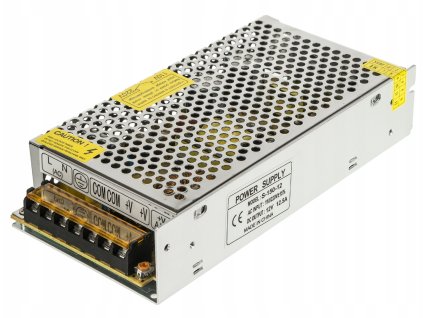 22159 2 napajeci zdroj pro led pasky 12 5a 150w 12v dc plech
