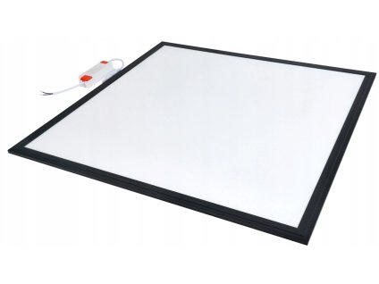 23178 4 led panel cerny 60 x 60cm 40w 3800lm neutralni bila