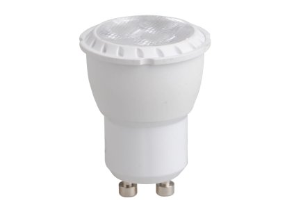 23373 3 led zarovka gu11 12v 3w 255lm tepla bila