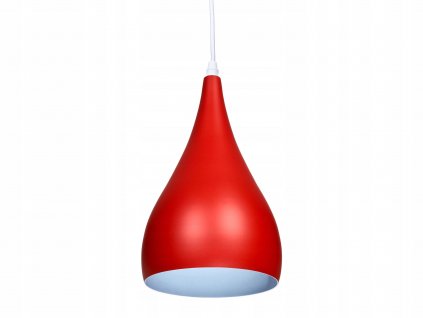 Lampa sufitowa wiszaca zyrandol LED E27 czerwona EAN 5907612235026