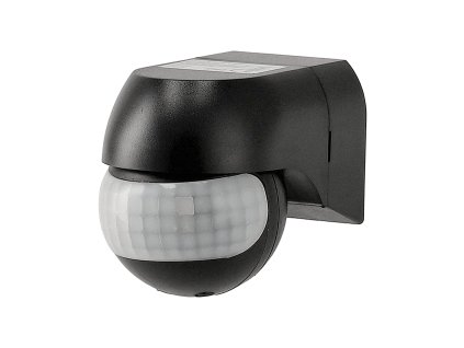 Pohybové čidlo LED PIR černé IP44 800W PR054