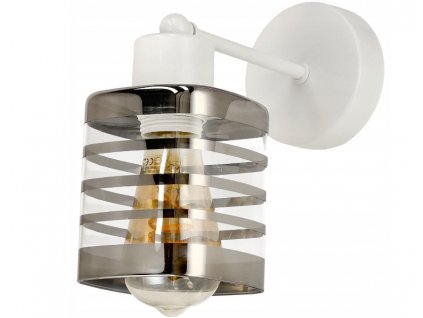 34368 led nastenne svitidlo 1xe27 glass shield stripes