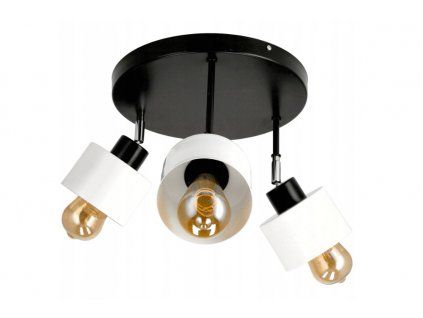 34425 34425 led nastenne kulate svitidlo 3xe27 kubek white