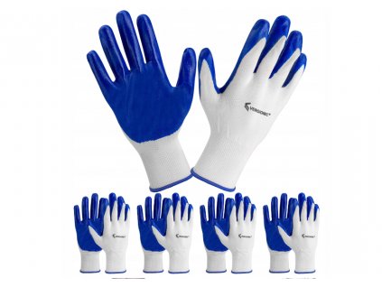 5x pracovní rukavice - velikost 10