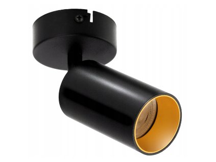 34674 led stropni svitidlo viki gold 1xgu10 cerne