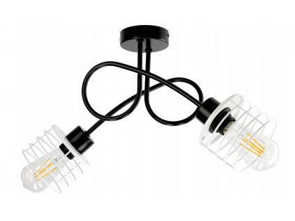 34746 led stropni svitidlo loft 2xe27 spring white