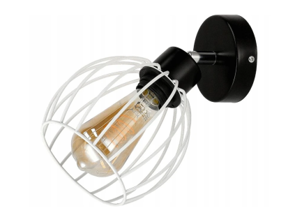 LED nástěnné svítidlo - 1xE27 - DRUCIAN WHITE sféra