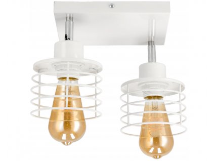 35127 led stropni ctvercove svitidlo 2xe27 spred white