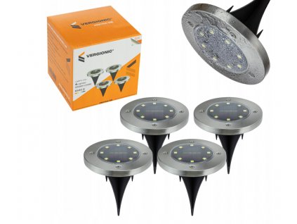 4x LED solární lampa