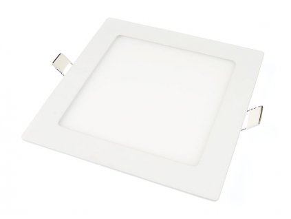 Čtvercový zapustný LED panel - 12 W - neutrální bílá