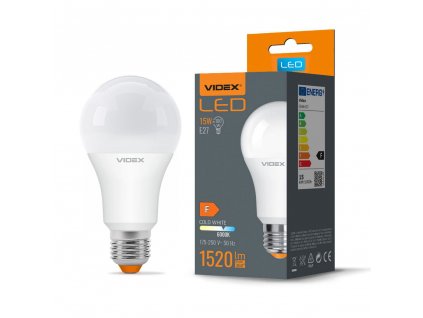 LED žárovka A65 - E27 - 15W - studená bílá