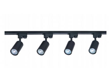LED kolejnice 2m + 4x reflektor GU10 - černá