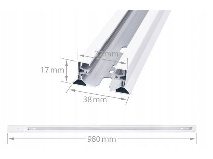37274 37274 kolejnice 1m pro bodove reflektory gu10 bila