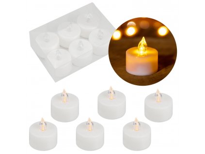 Sada 6x LED svíčka TeaLight