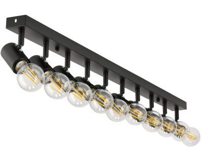 37793 stropni svitidlo viki 10x e27 cerne