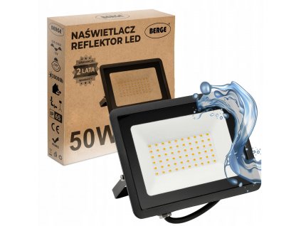 LED reflektor 50W IP65 neutrální bílý