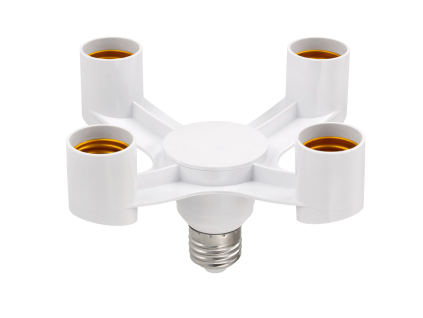 Redukce pro LED E27 - 4xE27